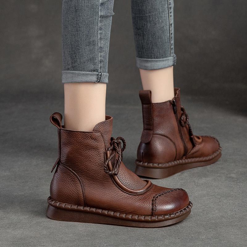 Bottines en Cuir pour Femme