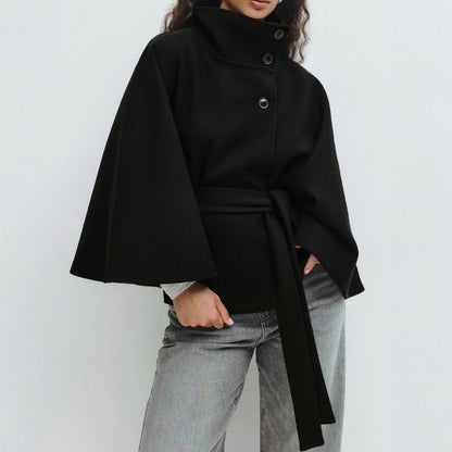 Manteau à col montant