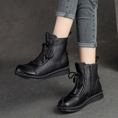 Bottines en Cuir pour Femme