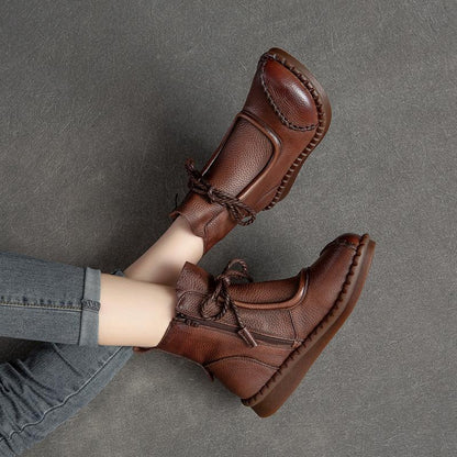Bottines en Cuir pour Femme