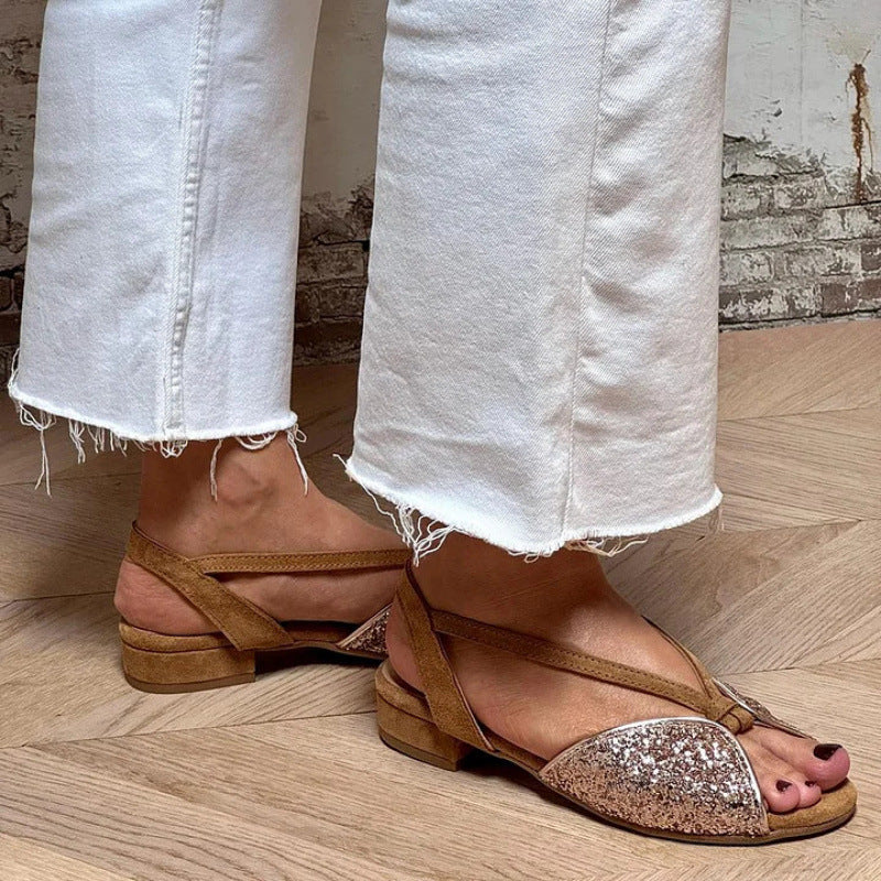 Sandales Élégance Suédée