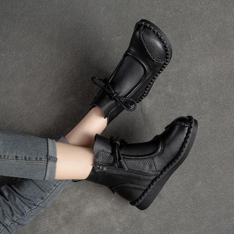 Bottines en Cuir pour Femme